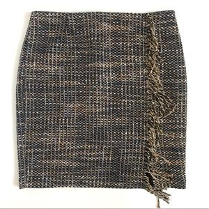 Halogen fringe skirt size 14